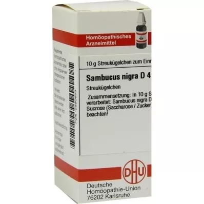 SAMBUCUS NIGRA D 4 σφαιρίδια, 10 g