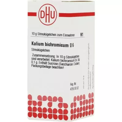KALIUM BICHROMICUM D 6 σφαιρίδια, 10 g