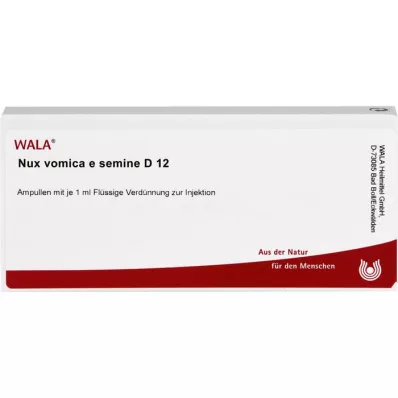 NUX VOMICA E semine D 12 αμπούλες, 10X1 ml