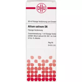 ALLIUM SATIVUM Αραίωση D 6, 50 ml