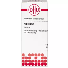 ALOE D 12 δισκία, 80 κάψουλες