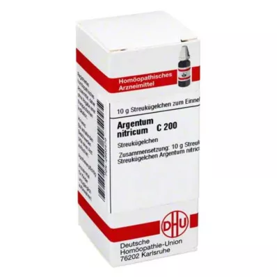 ARGENTUM NITRICUM C 200 σφαιρίδια, 10 g ARGENTUM NITRICUM C 200 σφαιρίδια, 10 g