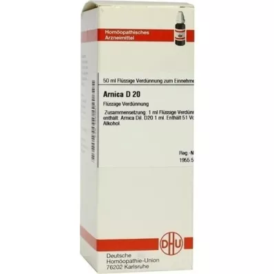 ARNICA Αραίωση D 20, 50 ml
