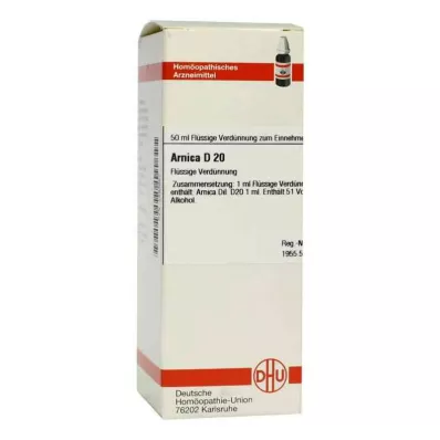 ARNICA Αραίωση D 20, 50 ml ARNICA Αραίωση D 20, 50 ml