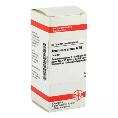 ARSENICUM ALBUM C 30 δισκία, 80 τεμάχια