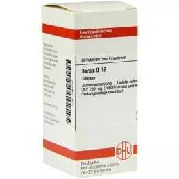 BORAX D 12 δισκία, 80 κάψουλες