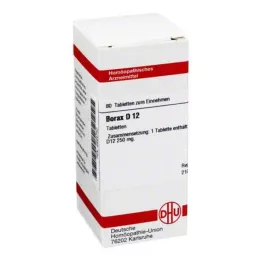 BORAX D 12 δισκία, 80 κάψουλες
