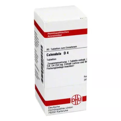 CALENDULA D 4 δισκία, 80 κάψουλες CALENDULA D 4 δισκία, 80 κάψουλες