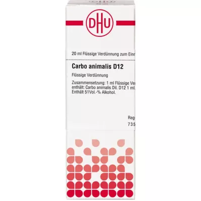 CARBO ANIMALIS D 12 αραίωση, 20 ml