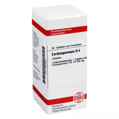 CARDIOSPERMUM D 4 δισκία, 80 κάψουλες CARDIOSPERMUM D 4 δισκία, 80 κάψουλες