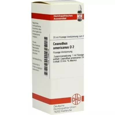 CEANOTHUS AMERICANUS Αραίωση D 2, 20 ml