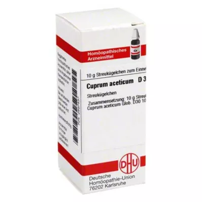 CUPRUM ACETICUM D 30 σφαιρίδια, 10 g CUPRUM ACETICUM D 30 σφαιρίδια, 10 g