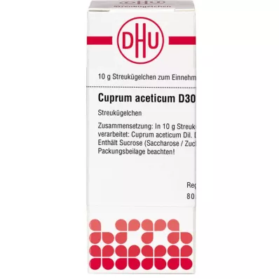CUPRUM ACETICUM D 30 σφαιρίδια, 10 g