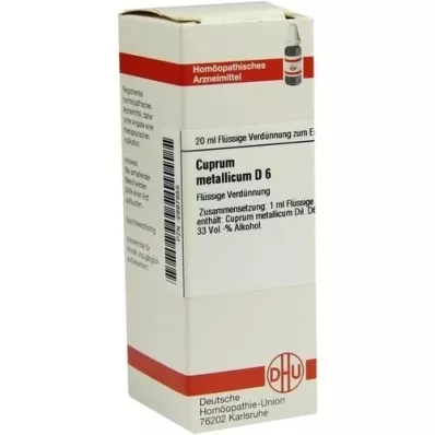 CUPRUM METALLICUM Αραίωση D 6, 20 ml