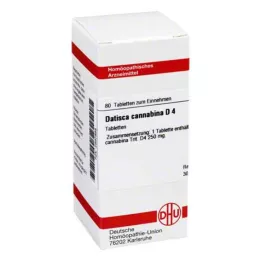 DATISCA cannabina D 4 δισκία, 80 τεμάχια