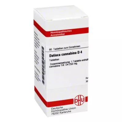 DATISCA cannabina D 4 δισκία, 80 τεμάχια