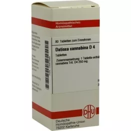 DATISCA cannabina D 4 δισκία, 80 τεμάχια