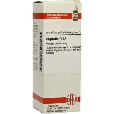 DIGITALIS D 12 αραίωση, 20 ml