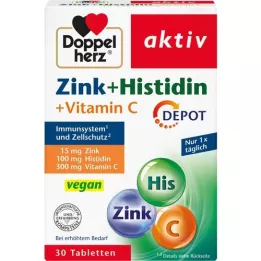 DOPPELHERZ Zinc+Histidine Depot Tablets active, 30 τεμάχια