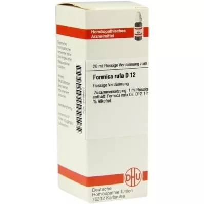 FORMICA RUFA D 12 αραίωση, 20 ml