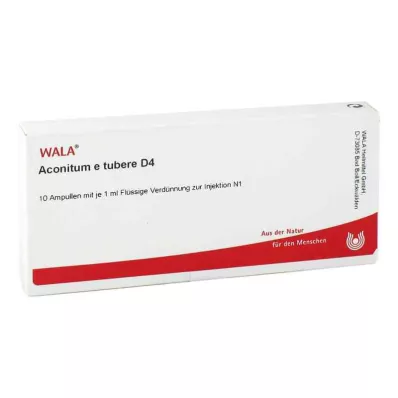 ACONITUM E tubere D 4 αμπούλες, 10X1 ml