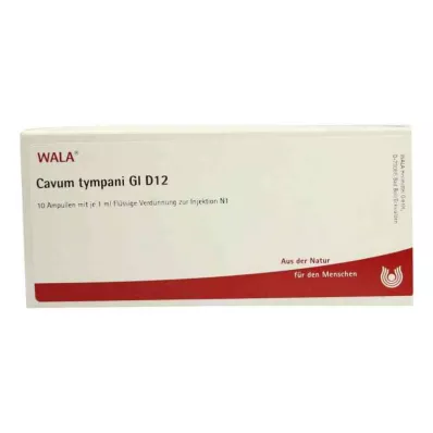 CAVUM tympani GL D 12 αμπούλες, 10X1 ml CAVUM tympani GL D 12 αμπούλες, 10X1 ml
