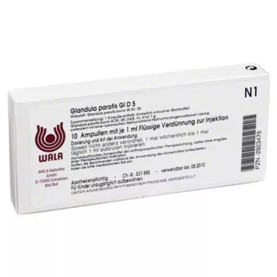 GLANDULA PAROTIS GL D 5 αμπούλες, 10X1 ml