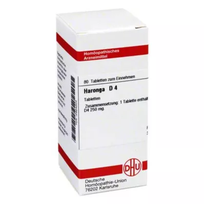 HARONGA D 4 δισκία, 80 κάψουλες