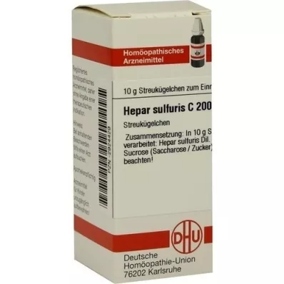 HEPAR SULFURIS C 200 σφαιρίδια, 10 g