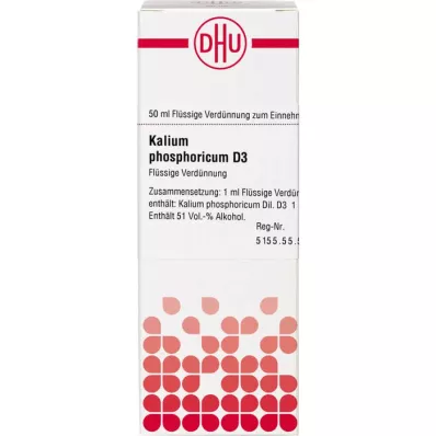 KALIUM PHOSPHORICUM Αραίωση D 3, 50 ml