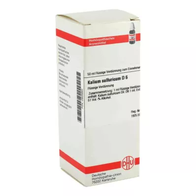 KALIUM SULFURICUM Αραίωση D 6, 50 ml
