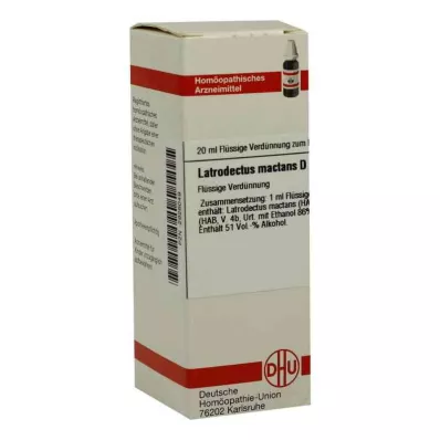LATRODECTUS mactans D 12 αραίωση, 20 ml LATRODECTUS mactans D 12 αραίωση, 20 ml