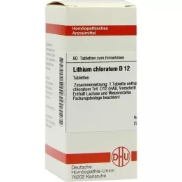 LITHIUM CHLORATUM D 12 δισκία, 80 κάψουλες