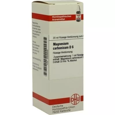 MAGNESIUM CARBONICUM Αραίωση D 6, 20 ml