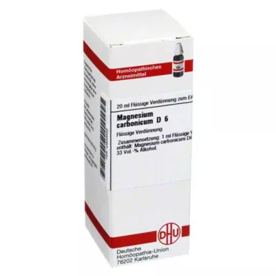 MAGNESIUM CARBONICUM Αραίωση D 6, 20 ml