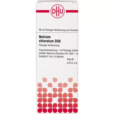 NATRIUM CHLORATUM D 30 αραίωση, 50 ml