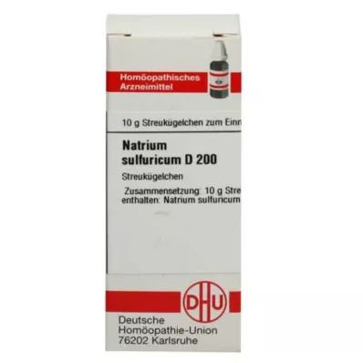 NATRIUM SULFURICUM C 200 σφαιρίδια, 10 g