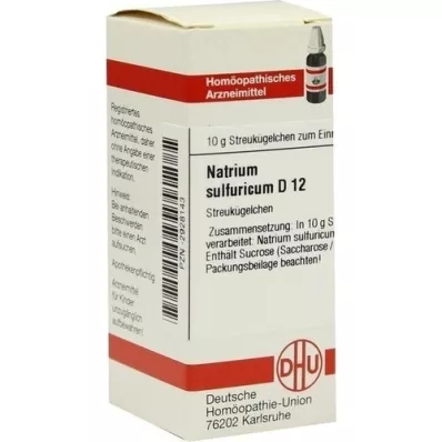 NATRIUM SULFURICUM D 12 σφαιρίδια, 10 g