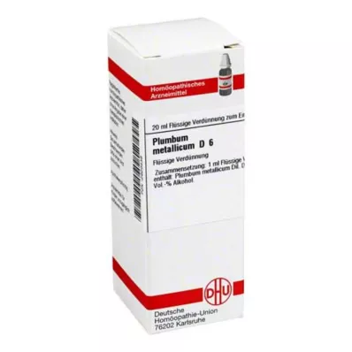 PLUMBUM METALLICUM Αραίωση D 6, 20 ml