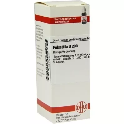 PULSATILLA D 200 αραίωση, 20 ml