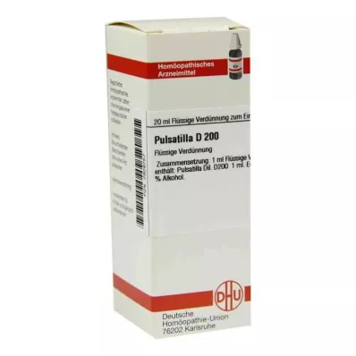 PULSATILLA D 200 αραίωση, 20 ml