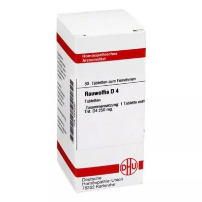 RAUWOLFIA D 4 δισκία, 80 κάψουλες