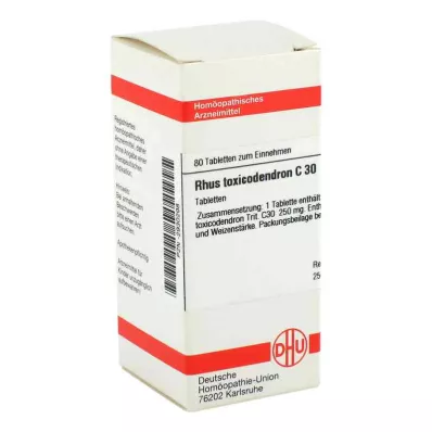 RHUS TOXICODENDRON C 30 δισκία, 80 κάψουλες