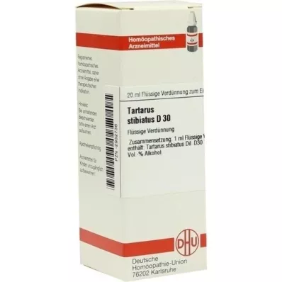 TARTARUS STIBIATUS D 30 αραίωση, 20 ml