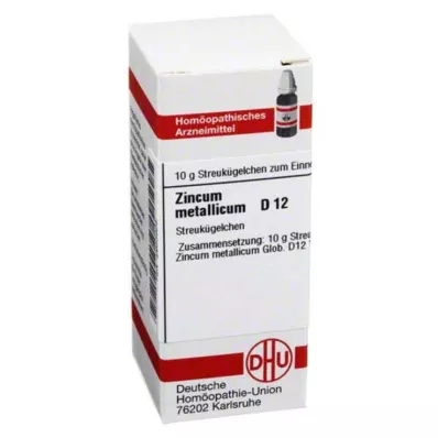 ZINCUM METALLICUM D 12 σφαιρίδια, 10 g