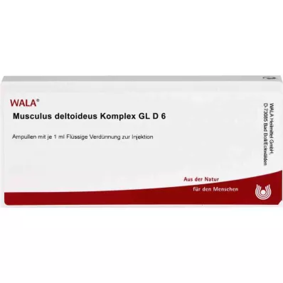 MUSCULUS DELTOIDEUS Complex GL D 6 αμπούλες, 10X1 ml MUSCULUS DELTOIDEUS Complex GL D 6 αμπούλες, 10X1 ml