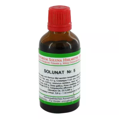 SOLUNAT σταγόνες No.5, 50 ml SOLUNAT σταγόνες No.5, 50 ml