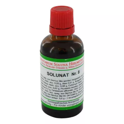 SOLUNAT σταγόνες No.8, 50 ml SOLUNAT σταγόνες No.8, 50 ml