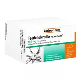 TEUFELSKRALLE-RATIOPHARM Επικαλυμμένα με λεπτό υμένιο δισκία, 100 τεμάχια