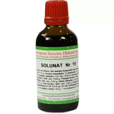 SOLUNAT Σταγόνες No.15, 50 ml